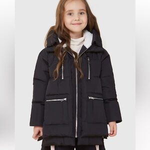 Orolay Kids UNisex  Thickened Hooded Fown Coat